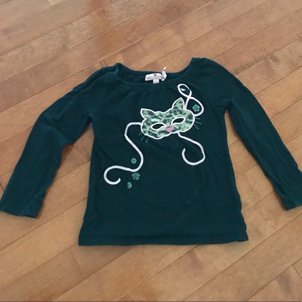 Juicy Couture long sleeve shirt. Kid size 4